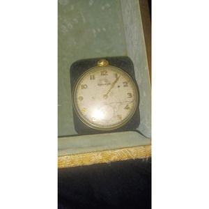 1950's Bulova 10k Rolled Gold Plated Pocket Watch 7 Jewels 17AE Swiss made